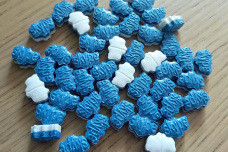 Blue Molly also known as MDMA (methylenedioxymethamphetamine).It's commonly used at parties and raves due to the effects it produces.